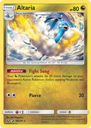 [PKM] Altaria (40a/70) (Alternate Art Promo) [Sun & Moon: Dragon Majesty]