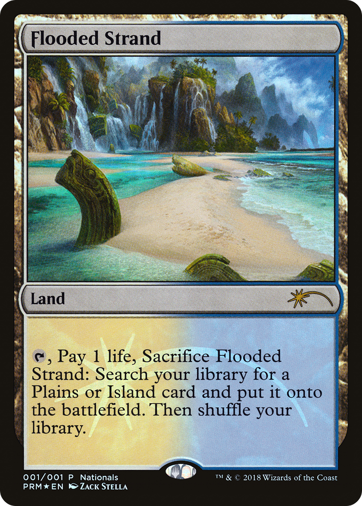 {R} Flooded Strand (Nationals) [Nationals Promos][PA NAT 2018]