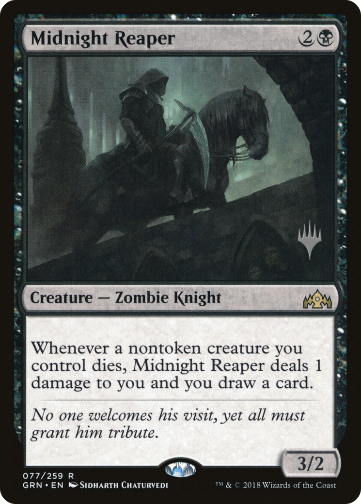 {R} Midnight Reaper (Promo Pack) [Guilds of Ravnica Promos][PP GRN 077]
