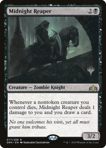 {R} Midnight Reaper (Promo Pack) [Guilds of Ravnica Promos][PP GRN 077]