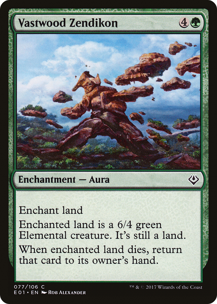 {C} Vastwood Zendikon [Archenemy: Nicol Bolas][E01 077]