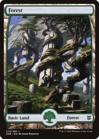 {B}[ZNR 279] Forest (279) [Zendikar Rising]