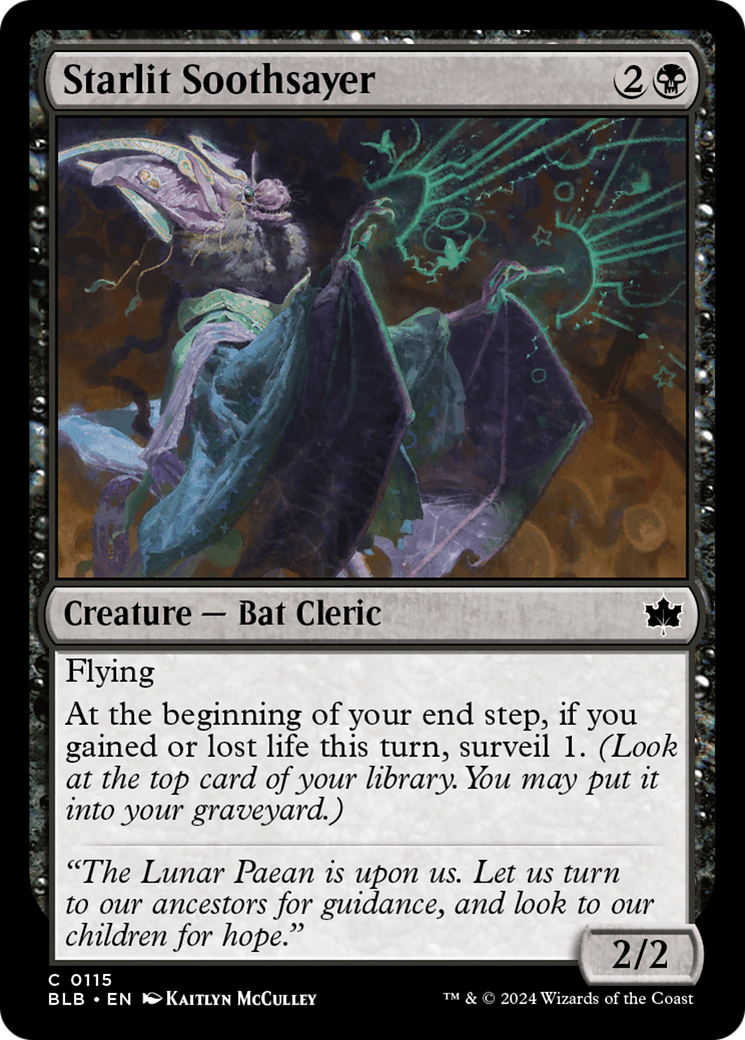{@C} Starlit Soothsayer [Bloomburrow][BLB 115]