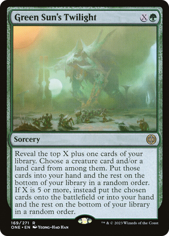 {R} Green Sun's Twilight [Phyrexia: All Will Be One][ONE 169]