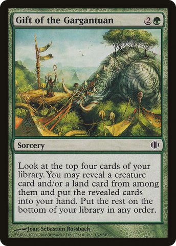 {C} Gift of the Gargantuan [Shards of Alara][ALA 132]