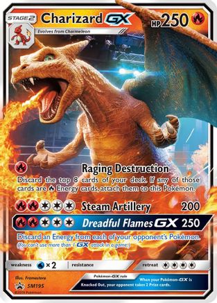 [PKM] Charizard GX (SM195) [Sun & Moon: Black Star Promos]