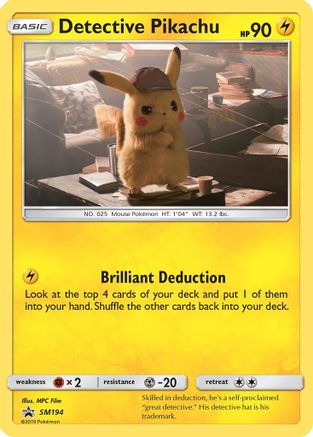 [PKM] Detective Pikachu (SM194) [Sun & Moon: Black Star Promos]
