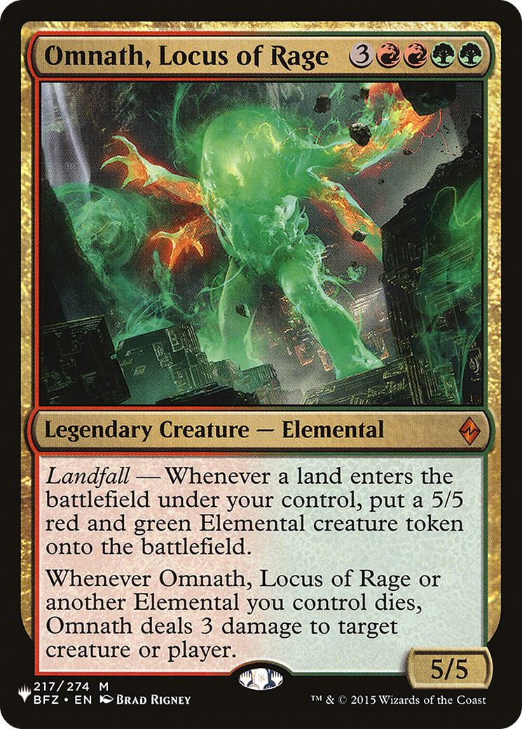Omnath, Locus of Rage [LIST 217/274]