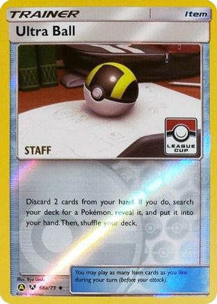 [PKM] Ultra Ball (68a/73) (League Promo Staff) [Sun & Moon: Shining Legends]