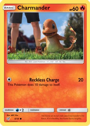 [PKM] Charmander (4/18) [Sun & Moon: Detective Pikachu]