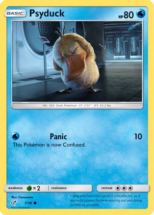 [PKM] Psyduck (7/18) [Sun & Moon: Detective Pikachu]