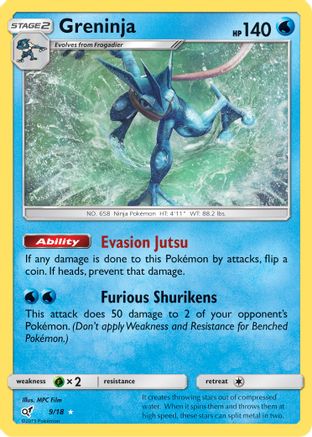 [PKM-R] Greninja (9/18) [Sun & Moon: Detective Pikachu]
