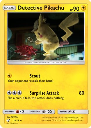 [PKM] Detective Pikachu (10/18) [Sun & Moon: Detective Pikachu]