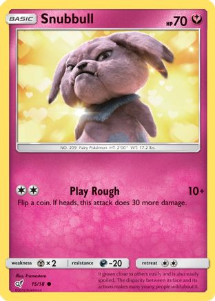 [PKM-C] Snubbull (15/18) [Sun & Moon: Detective Pikachu]