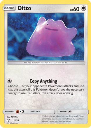 [PKM] Ditto (17/18) [Sun & Moon: Detective Pikachu]