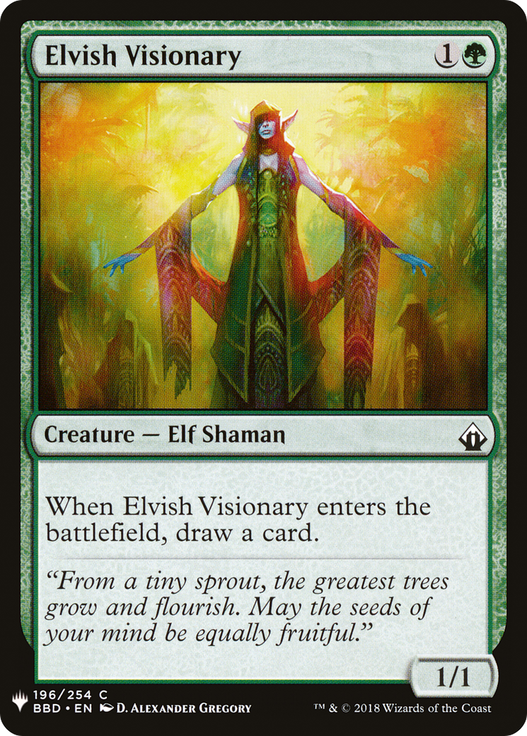 {C} Elvish Visionary [Mystery Booster][LS BBD 196]
