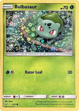 [PKM] Bulbasaur (1/73) (General Mills Promo) [Sun & Moon: Shining Legends]