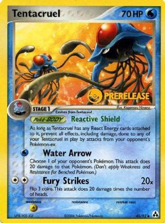 [PKM] Tentacruel (45/92) (Prerelease Promo) [Nintendo: Black Star Promos]