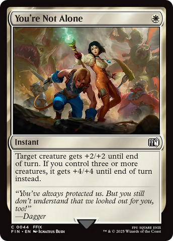 {@C} You're Not Alone [FINAL FANTASY][FIN 044]