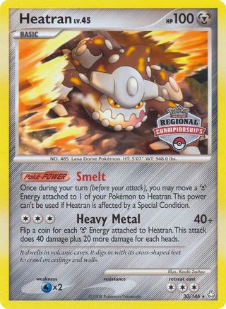 [PKM] Heatran (30/146) (Regional Championships) [Diamond & Pearl: Legends Awakened]