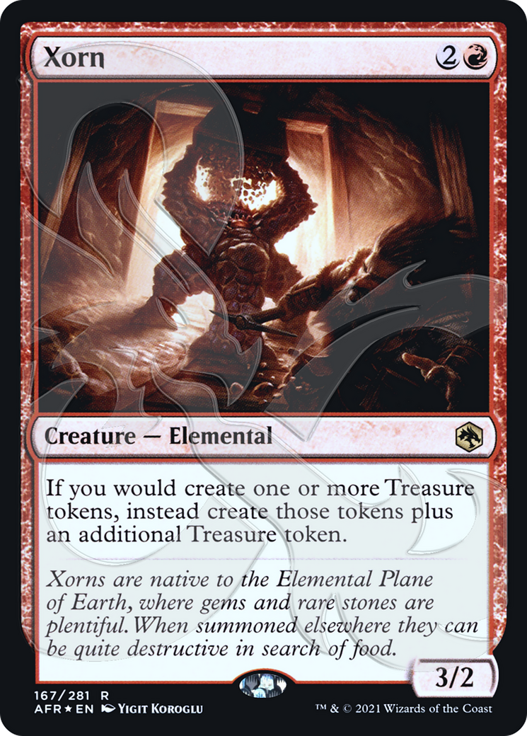 {R} Xorn (Ampersand Promo) [Dungeons & Dragons: Adventures in the Forgotten Realms Promos][AMP AFR 167]