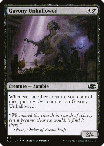 {C} Gavony Unhallowed [Jumpstart 2022][J22 417]