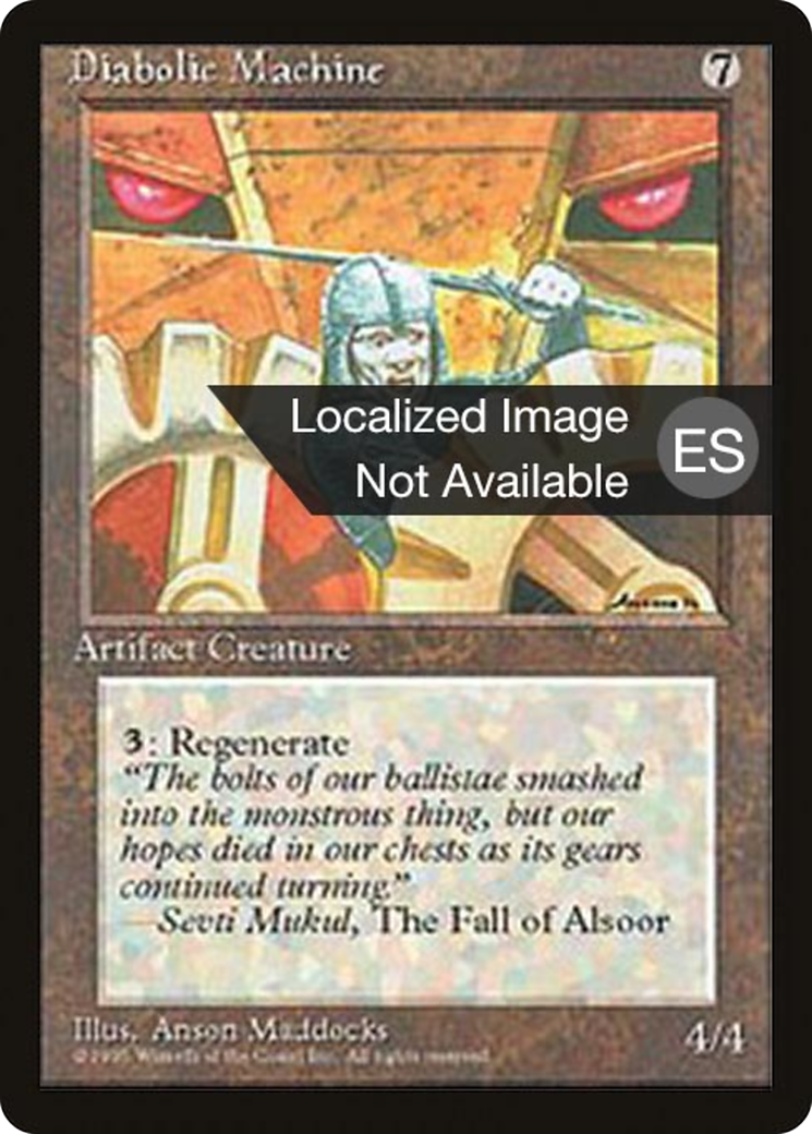 {F} Diabolic Machine [Fourth Edition (Foreign Black Border)][FBB 4ED 314]