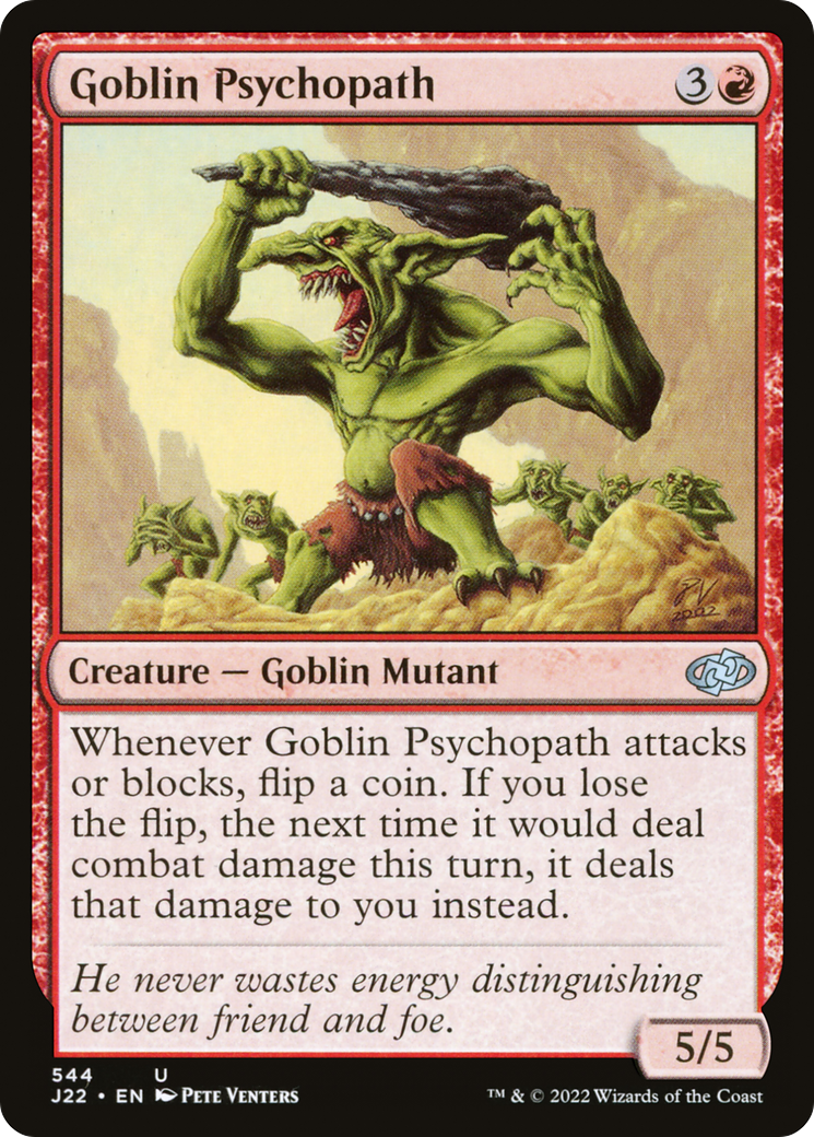 {C} Goblin Psychopath [Jumpstart 2022][J22 544]