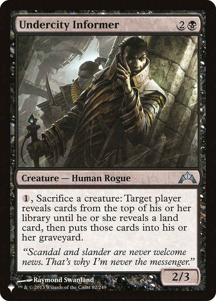Undercity Informer [LIST 82/249]