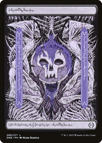 {B} Swamp (269) (Phyrexianized) [Phyrexia: All Will Be One][ONE 269]