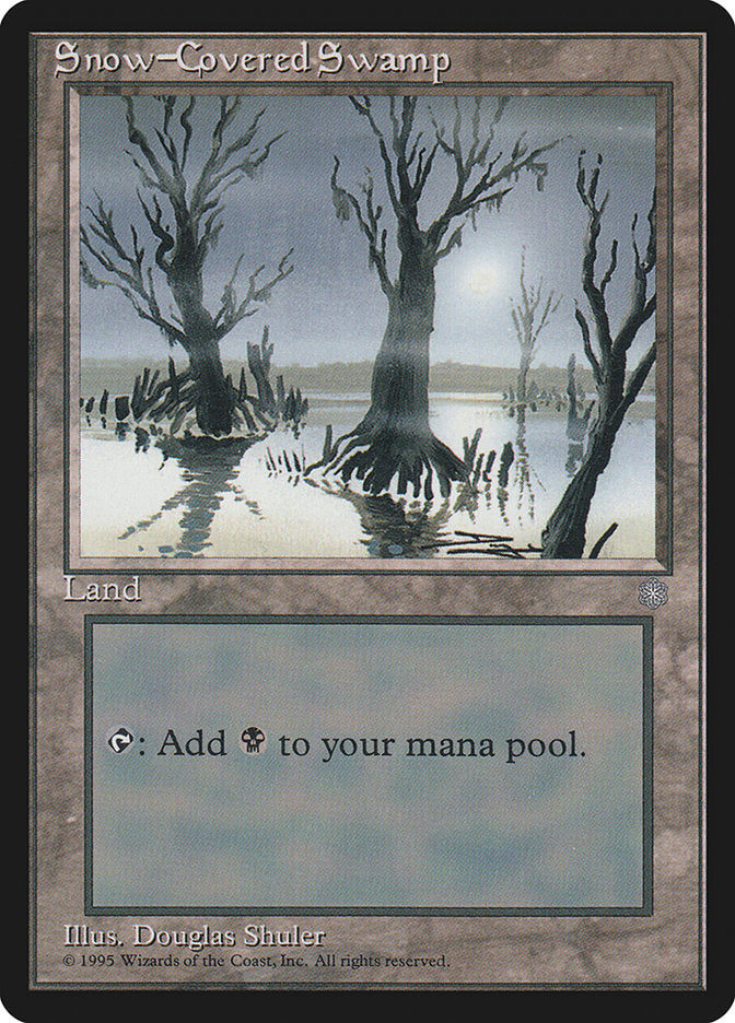 {B}[ICE 372] Snow-Covered Swamp [Ice Age]