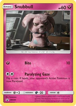 [PKM] Snubbull (SM200) [Sun & Moon: Black Star Promos]