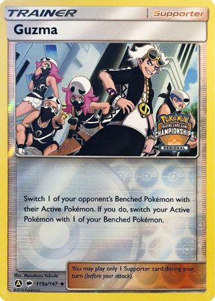 [TR] Guzma (115a/147) (Regional Championship Promo) [Sun & Moon: Burning Shadows]