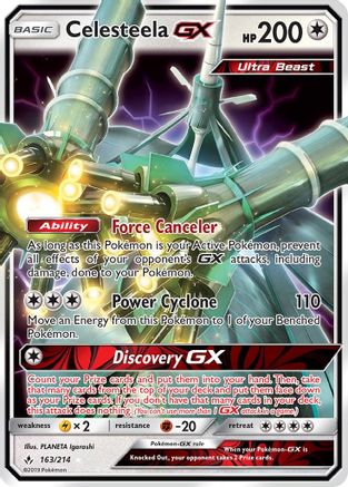 [PKM] Celesteela GX (163/214) [Sun & Moon: Unbroken Bonds]