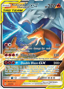 [PKM-R] Reshiram & Charizard GX (20/214) [Sun & Moon: Unbroken Bonds]