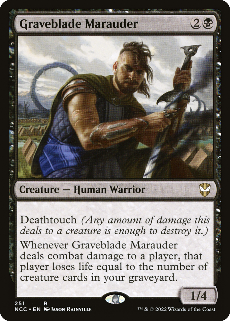 {R} Graveblade Marauder [Streets of New Capenna Commander][NCC 251]