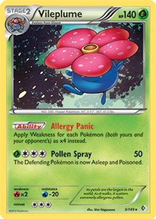 [PKM] Vileplume (3/149) (Theme Deck Exclusive) [Black & White: Boundaries Crossed]