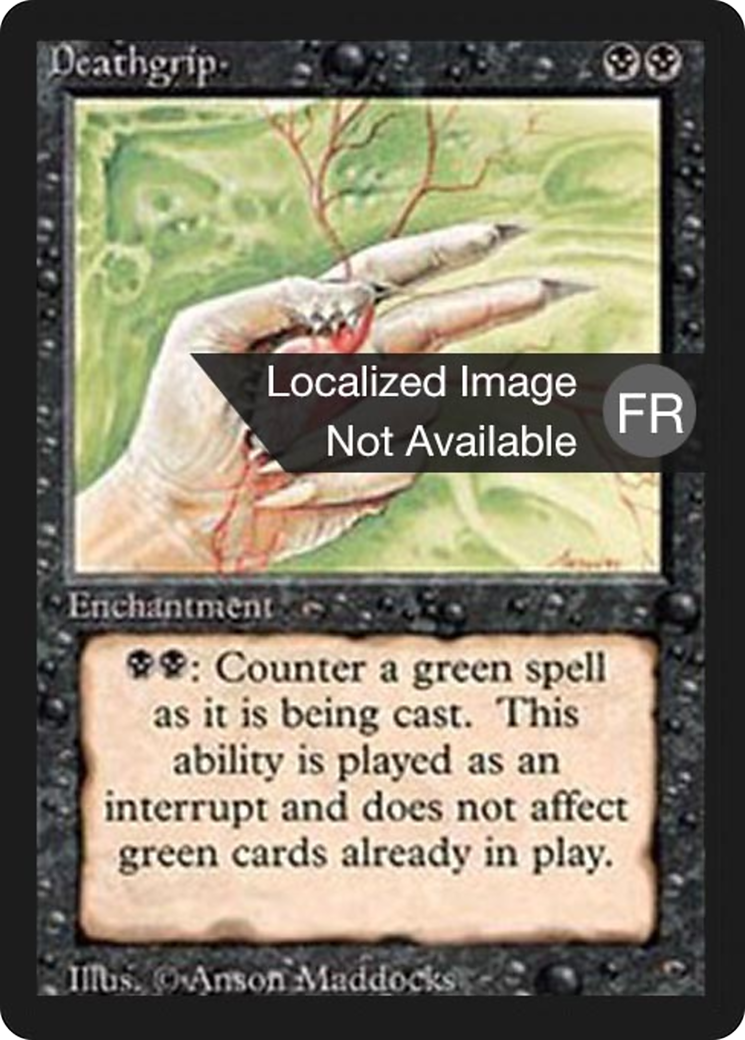 {F} Deathgrip [Foreign Black Border][FBB 3ED 101]