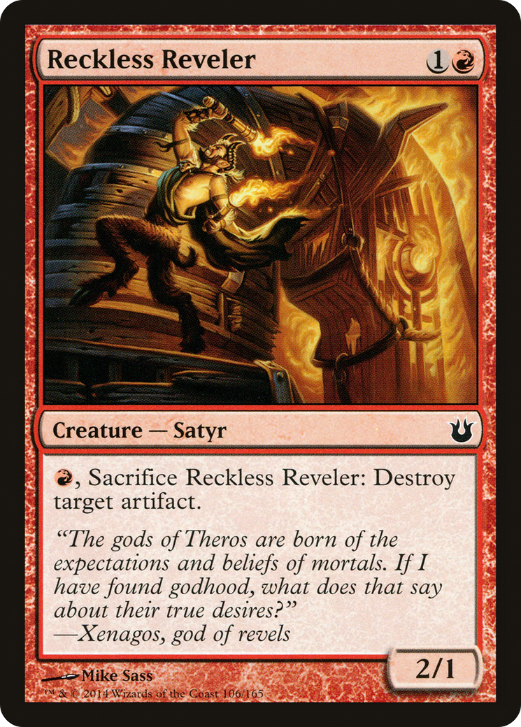{C} Reckless Reveler [Born of the Gods][BNG 106] - Misty Mountain Games