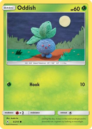 [PKM] Oddish (6/214) [Sun & Moon: Unbroken Bonds]