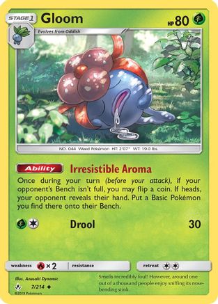 [PKM] Gloom (7/214) [Sun & Moon: Unbroken Bonds]