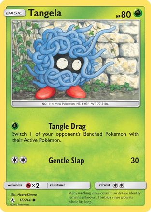 [PKM] Tangela (16/214) [Sun & Moon: Unbroken Bonds]
