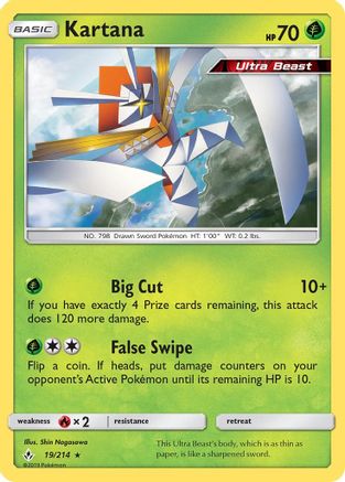 [PKM] Kartana (19/214) [Sun & Moon: Unbroken Bonds]