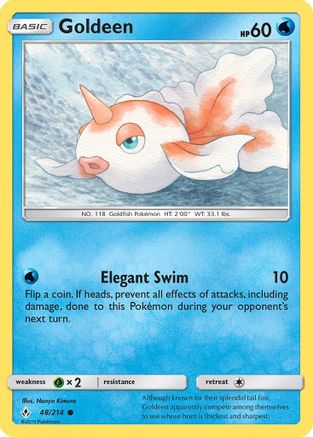 [PKM] Goldeen (48/214) [Sun & Moon: Unbroken Bonds]