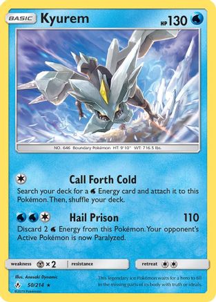 [PKM] Kyurem (50/214) [Sun & Moon: Unbroken Bonds]