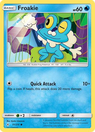 [PKM] Froakie (51/214) [Sun & Moon: Unbroken Bonds]