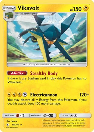 [PKM] Vikavolt (59/214) [Sun & Moon: Unbroken Bonds]