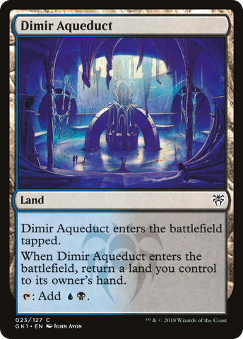 {C} Dimir Aqueduct [Guilds of Ravnica Guild Kit][GK1 023]