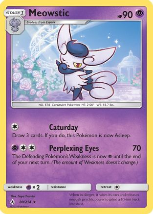 [PKM] Meowstic (80/214) [Sun & Moon: Unbroken Bonds]