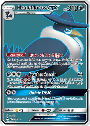 [PKM] Honchkrow GX (202/214) [Sun & Moon: Unbroken Bonds]